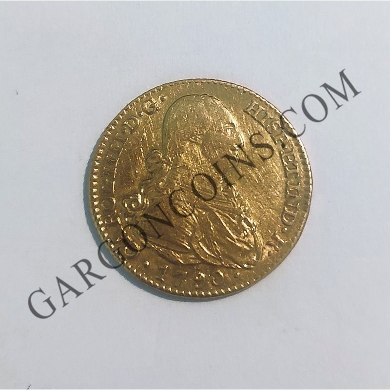 Carlos IV  1 Escudo 1791 Madrid MF oro